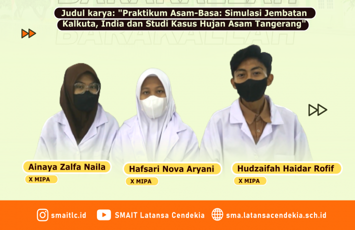 Lomba KIR: SMAIT LC Menguji Keasaman Air Hujan di Tangerang